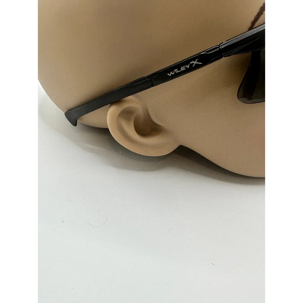 Wiley X Saber Advanced Shooting Glasses Matte Black Smoke Grey Lens Z87 Tactical